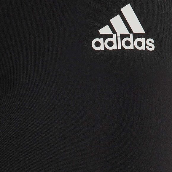 Adidas - 3 Stripe 7/8 Running Tights Leggings ED6990 | Black & White | Small - Picture 7 of 11